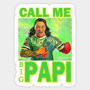 Canberra Raiders - Josh Papali'i - BIG PAPI! Sticker